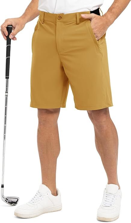 🔥Men's Golf Work Shorts Stretch Waistband Dry Fit