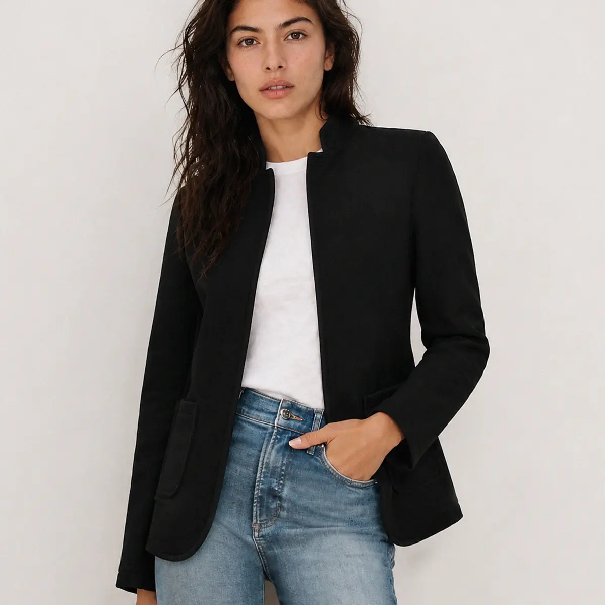 Black blazer included in the eight-piece bundle