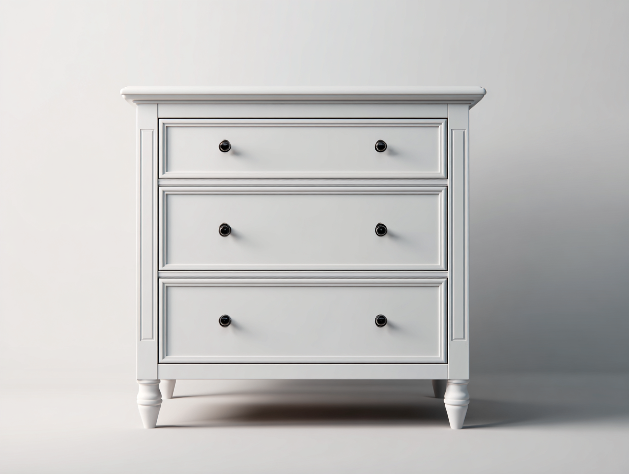 Kommode mit Schubladen Holzwerkstoff 100x40x80 cm - Weiß - Modernes Design für Schlafzimmer-Sofagetbase