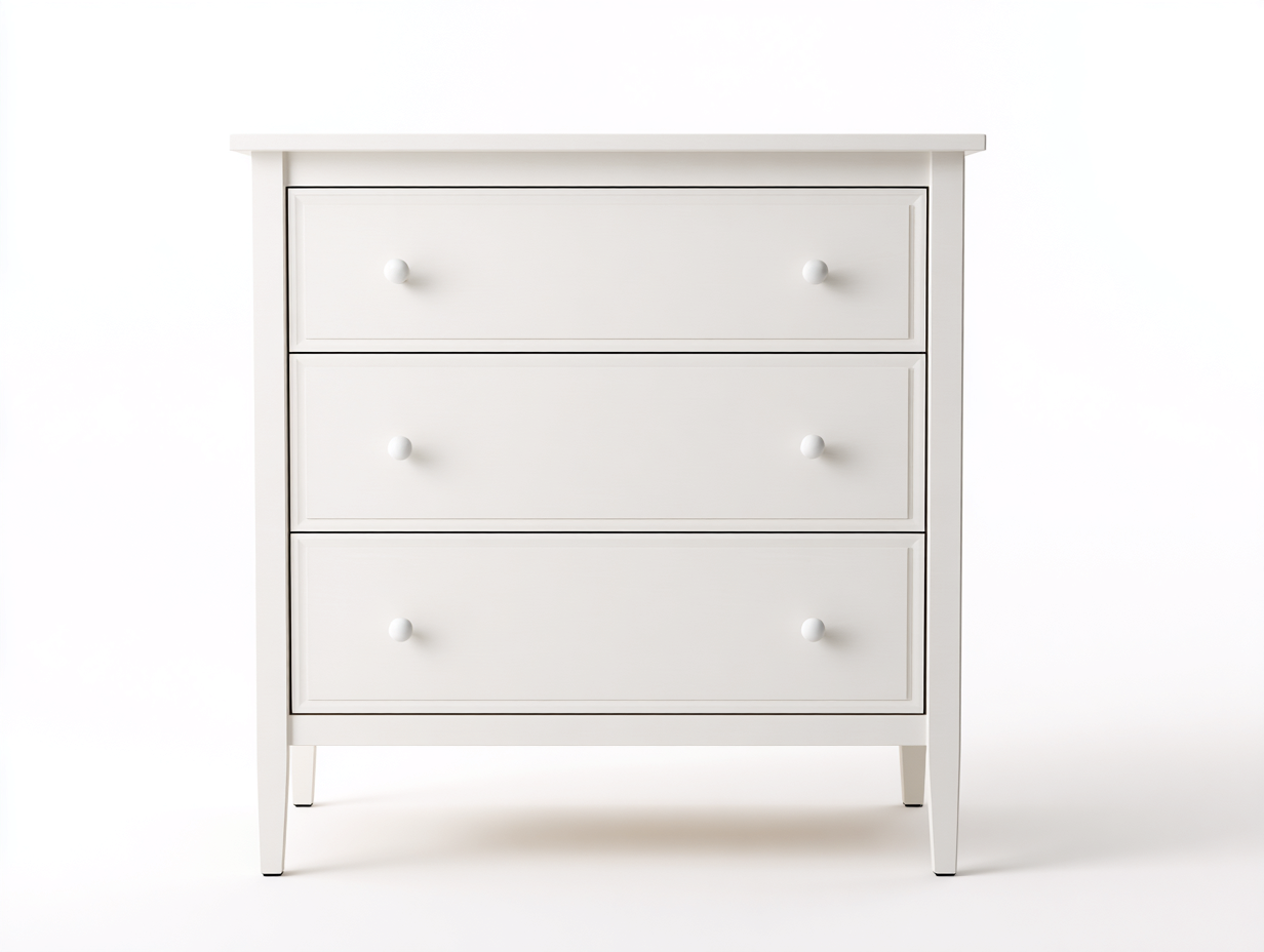 Kommode mit Schubladen Holzwerkstoff 85x40x90 cm - Weiß - Modernes Design für Schlafzimmer-Sofagetbase