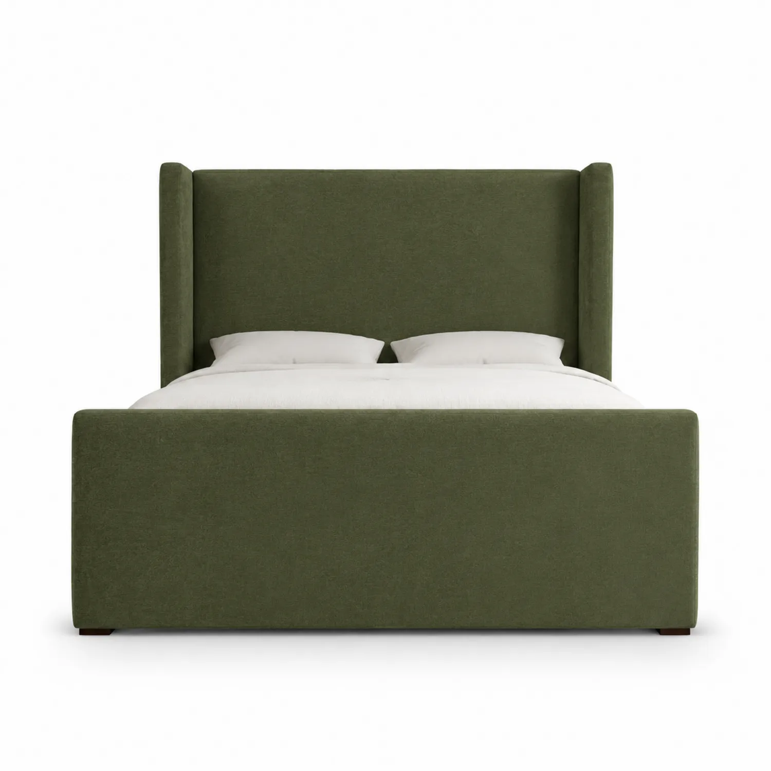Letto matrimoniale tessuto verde 160x200 cm-Veltidorin