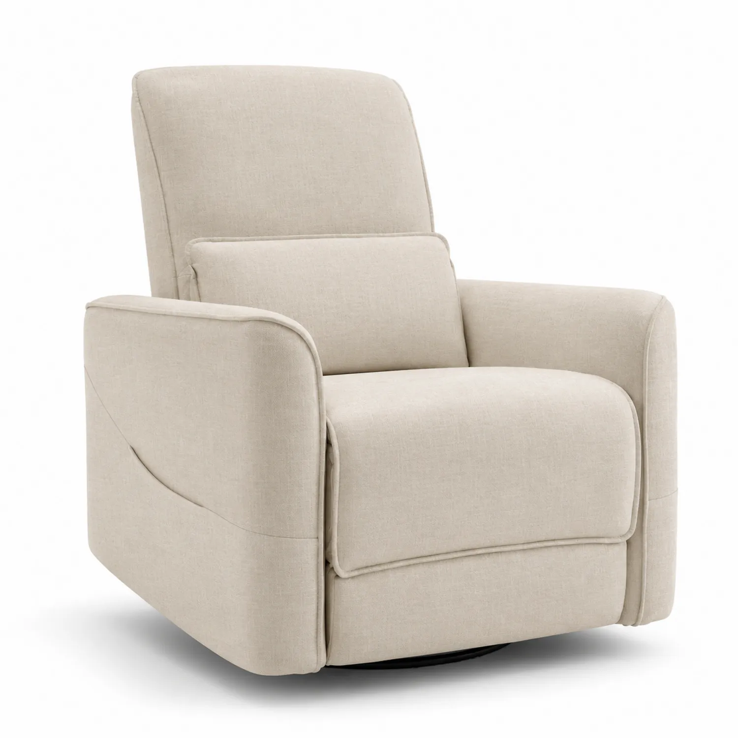 Poltrona reclinabile in tessuto di poliestere beige-Veltidorin