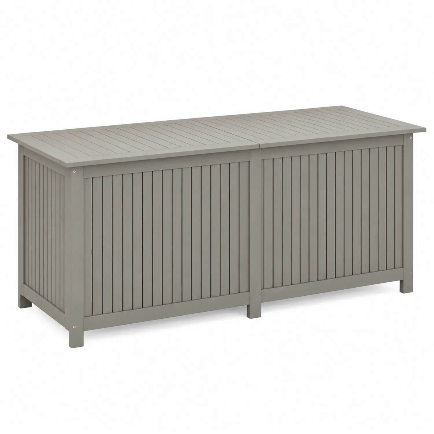 Cassapanca in Legno Grigio 120L con Finitura Resistente-Veltidorin
