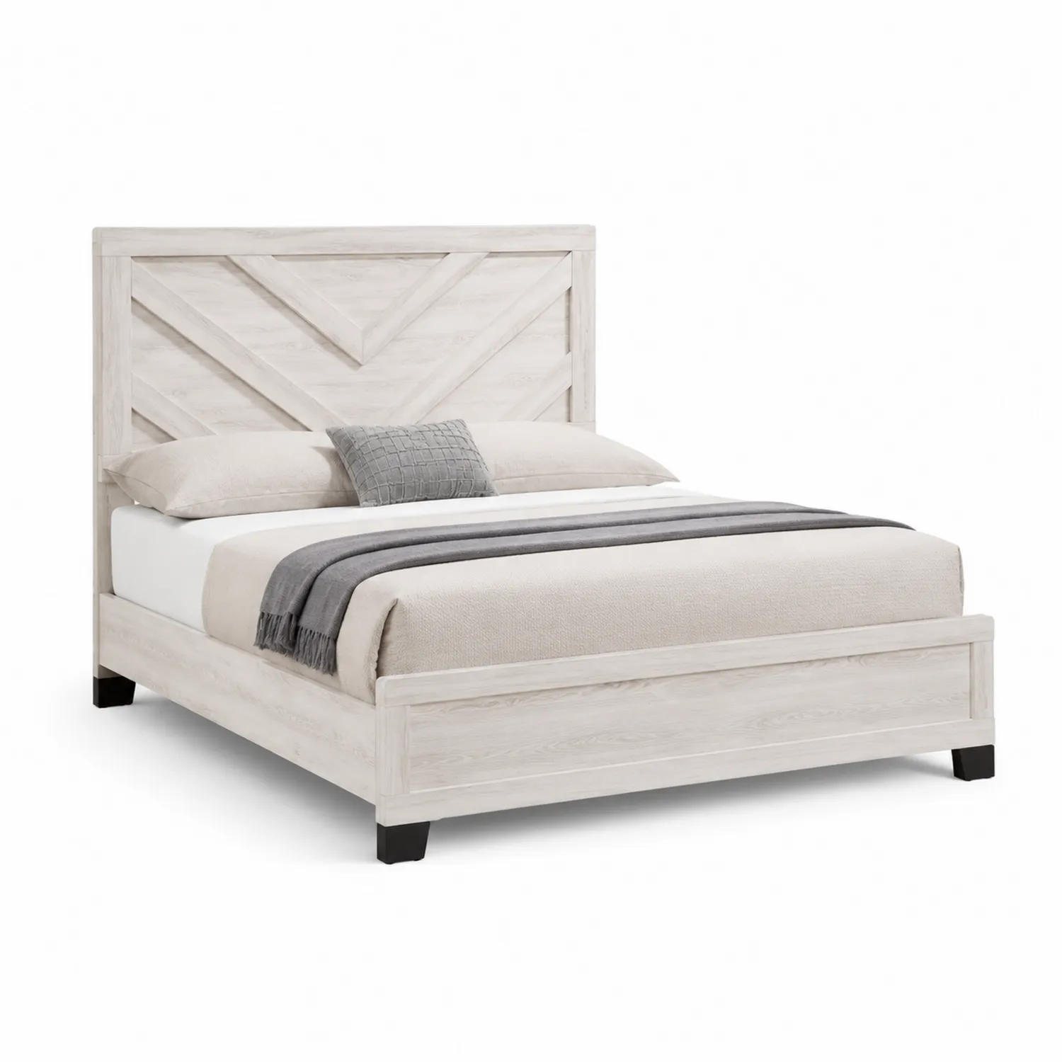 Letto matrimoniale in legno 200x160 cm-Veltidorin
