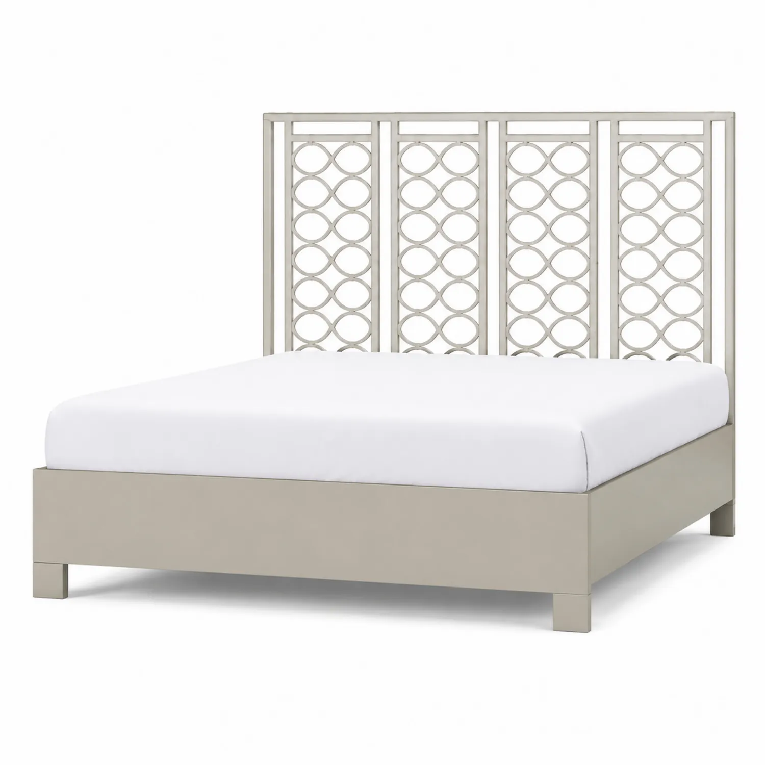 Letto matrimoniale con testiera in metallo e struttura in legno 200x160 cm-Veltidorin