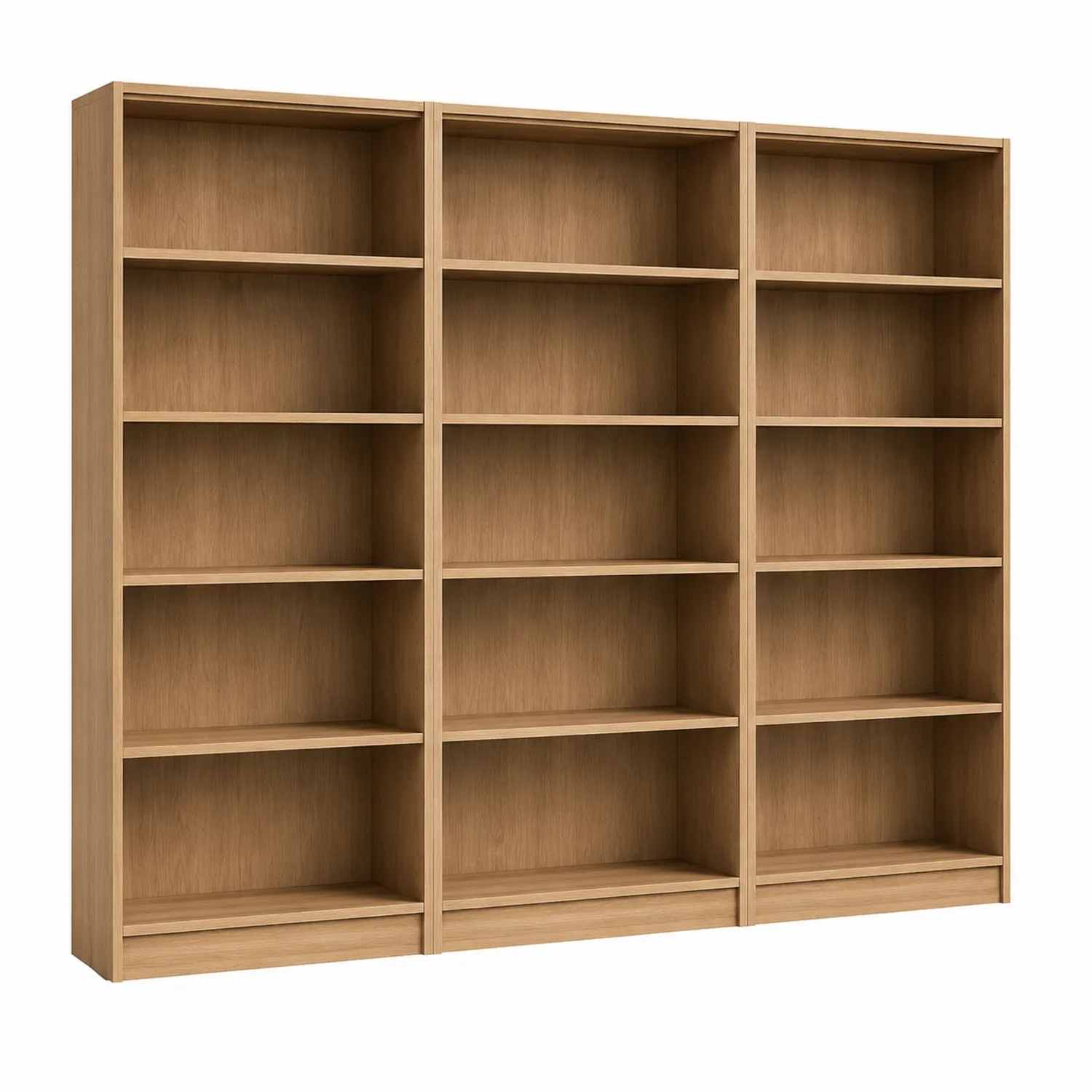 Libreria in Legno 3 Colonne 240x30x200cm-Veltidorin