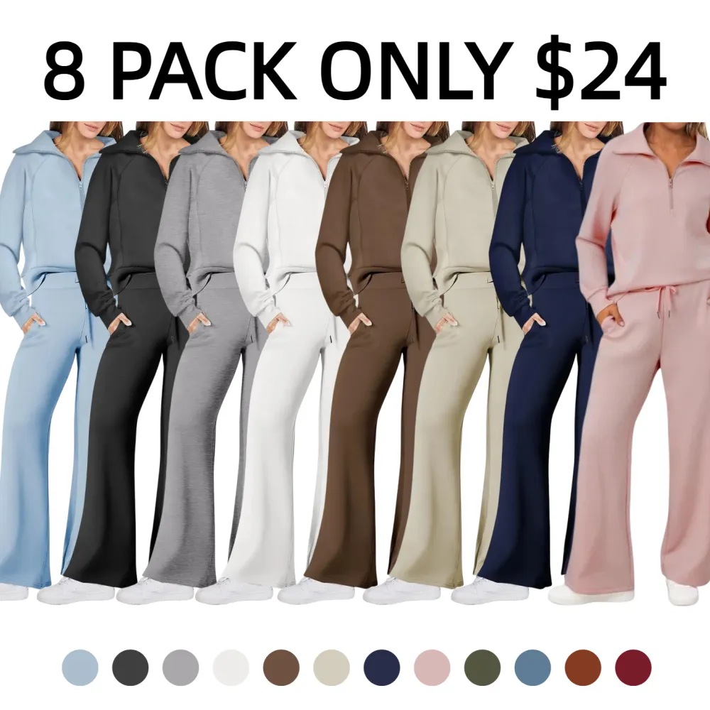 Balck Friday 12 Packs $32 Women's Two-Piece Athletic Set