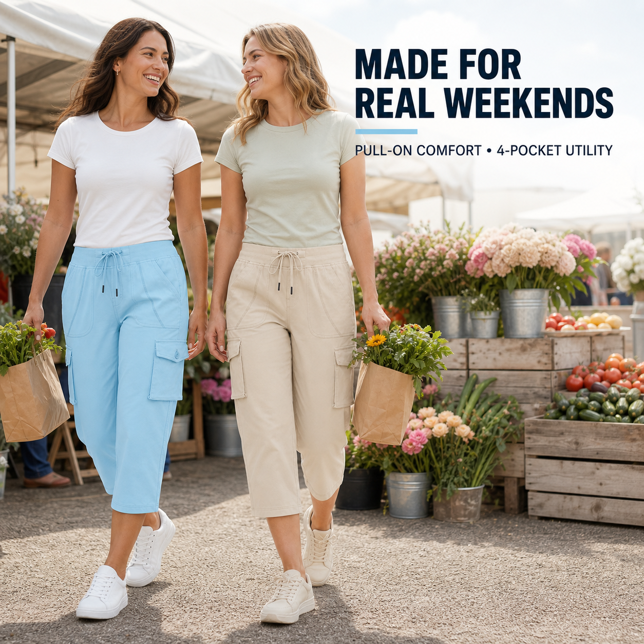 Women's cargo capri pants everyday use story