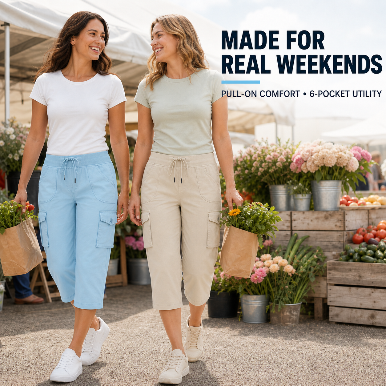 Women's cargo capri pants everyday use story