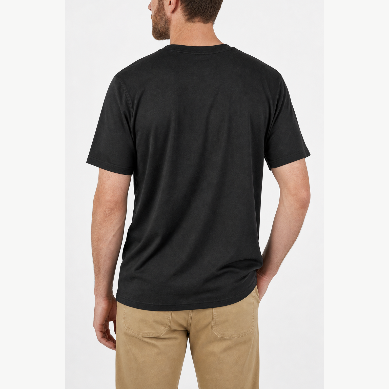 Black back view