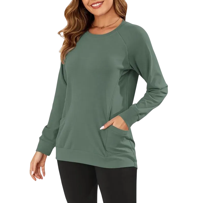 Women's Long-Sleeve Lightweight Sweatshirt