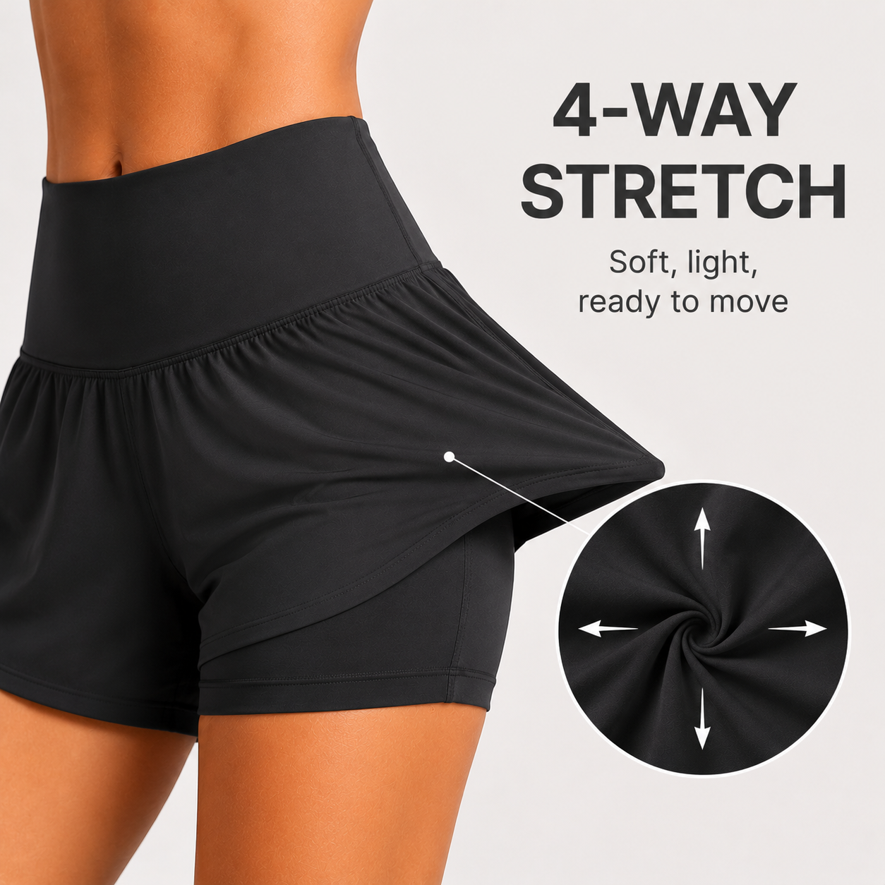 4-Way Stretch detail