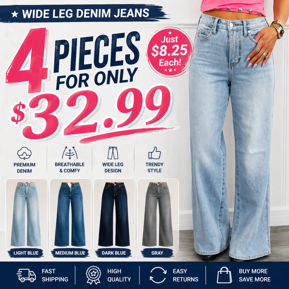 4 -Pack Tummy Control Straight Leg Jeans