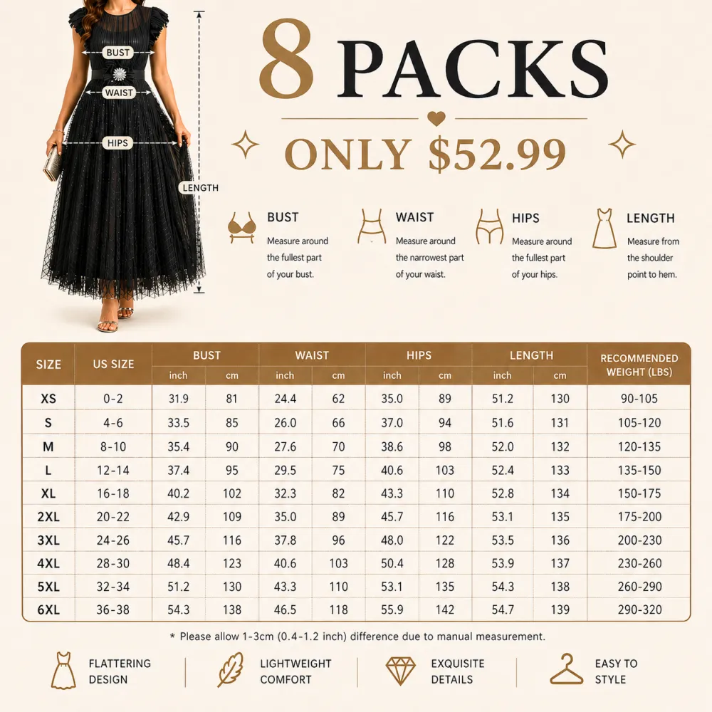 2026 Fitted Chiffon Dress for Women