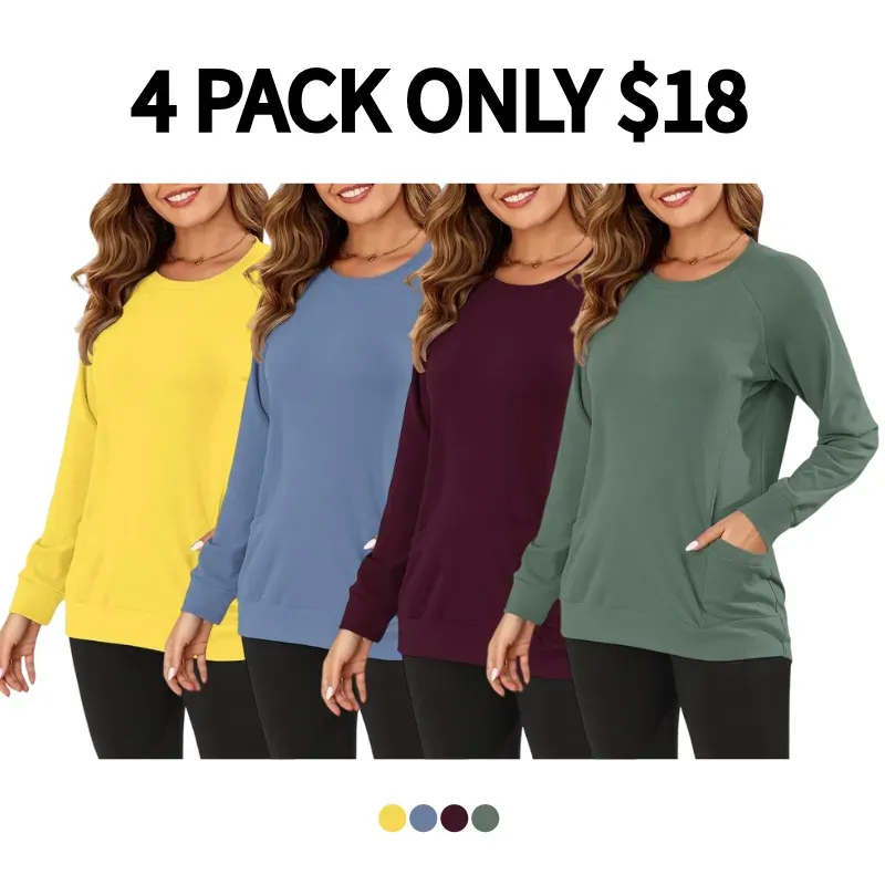 Women's Long-Sleeve Lightweight Sweatshirt