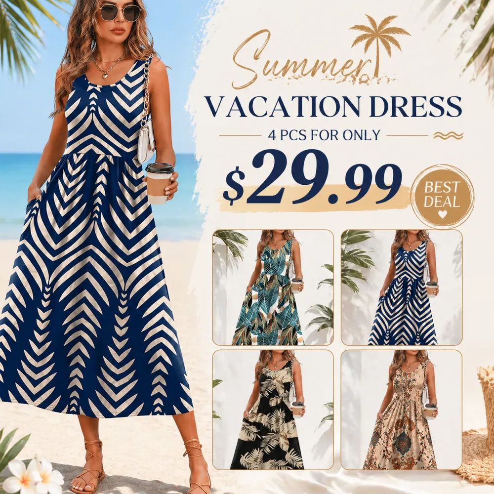 Flowy Bohemian Summer Dress