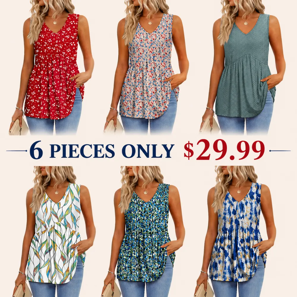 Women’s Flowy Peplum Tank Top