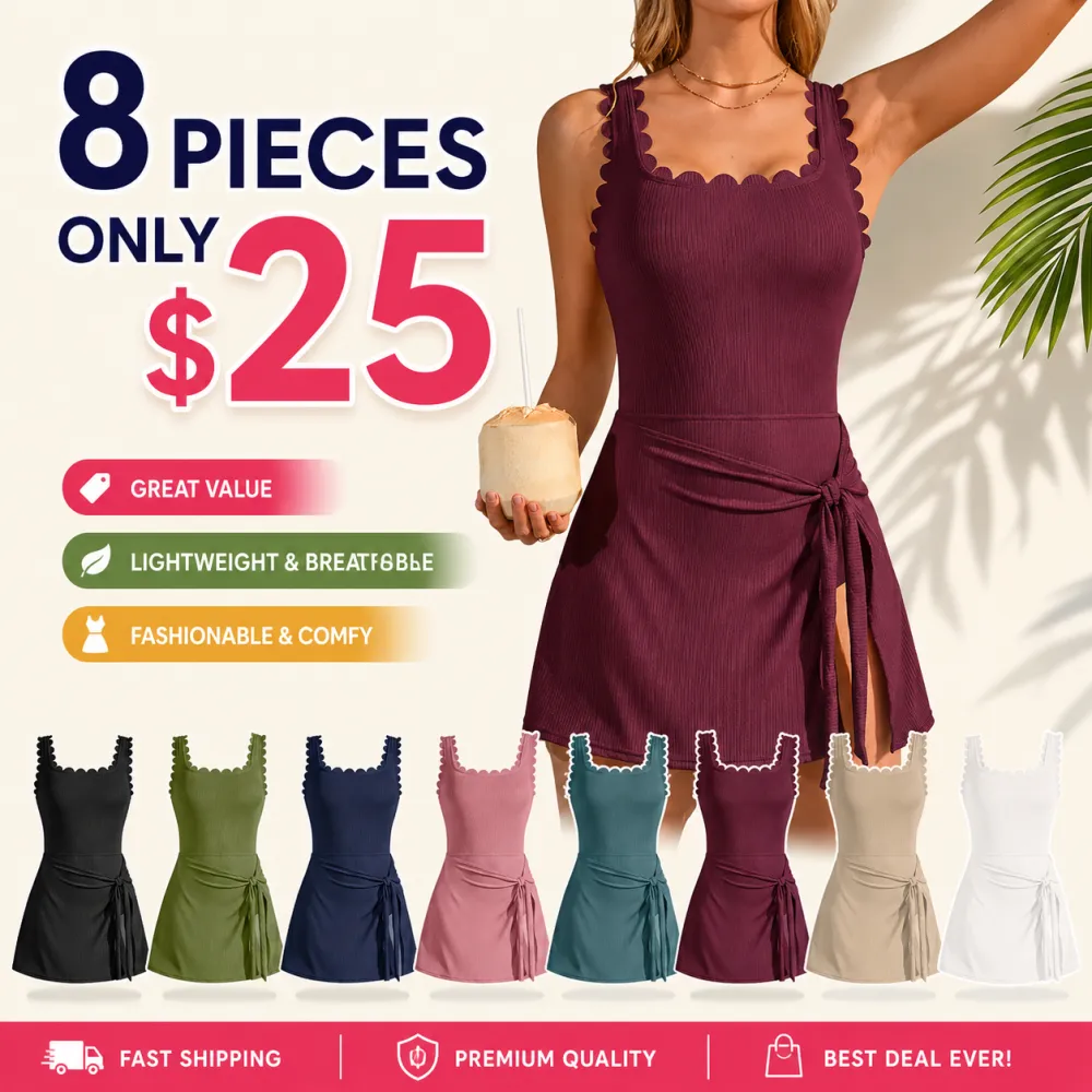 8 PACK Women’s Swim Dress