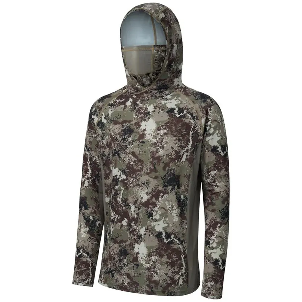 Men's UPF 50+ Camo Hoodie Shirt