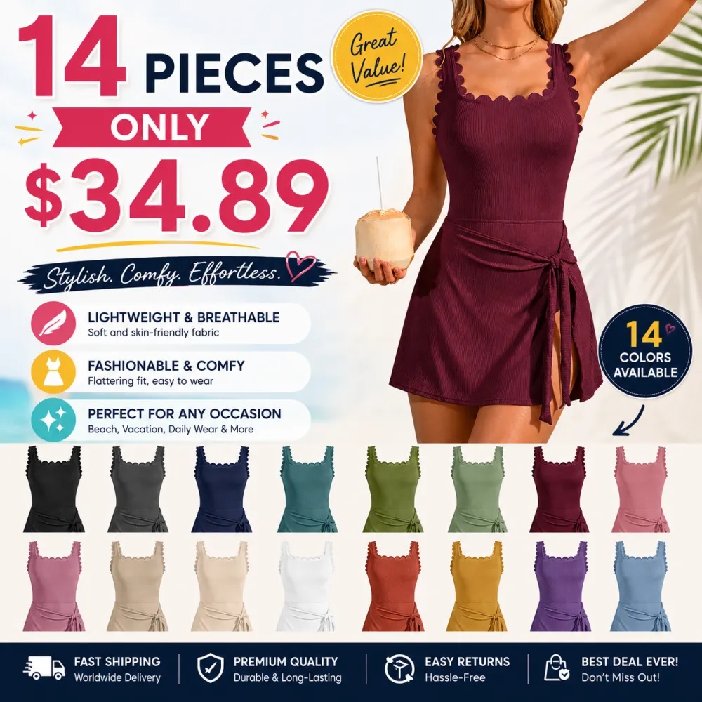 8 PACK Women’s Swim Dress