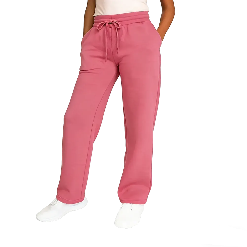 Women's Multi Pack Heavyweight Wide Leg Loose-Fit Fleece Sweatpants