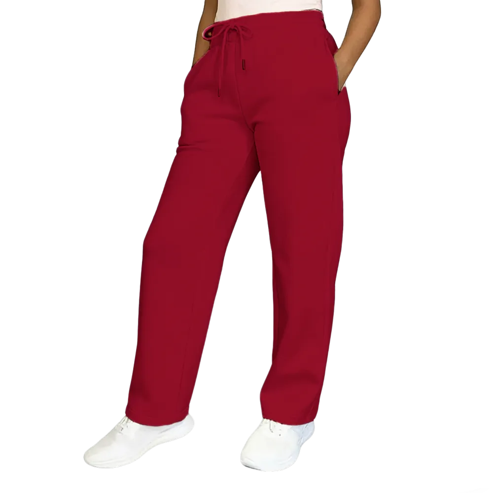 Women's Multi Pack Heavyweight Wide Leg Loose-Fit Fleece Sweatpants