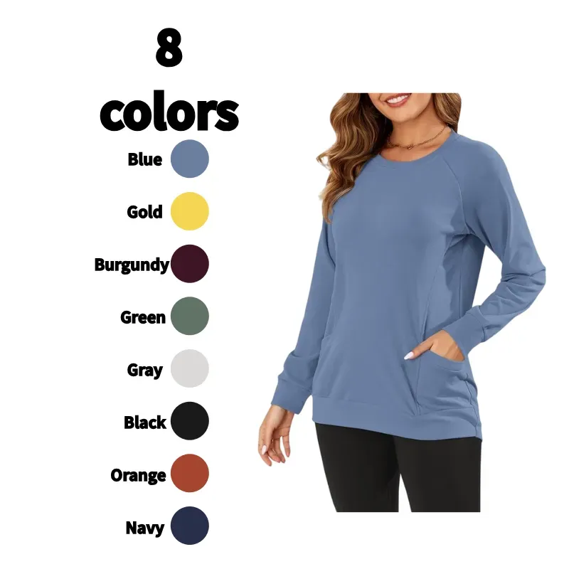 Women's Long-Sleeve Lightweight Sweatshirt