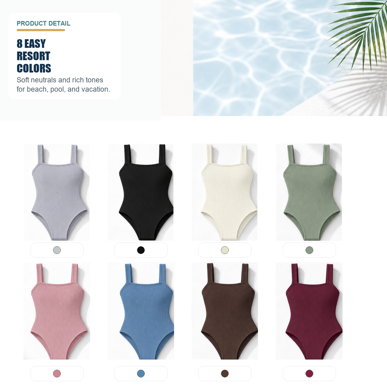 Eight color range detail