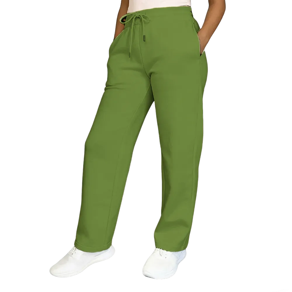 Women's Multi Pack Heavyweight Wide Leg Loose-Fit Fleece Sweatpants