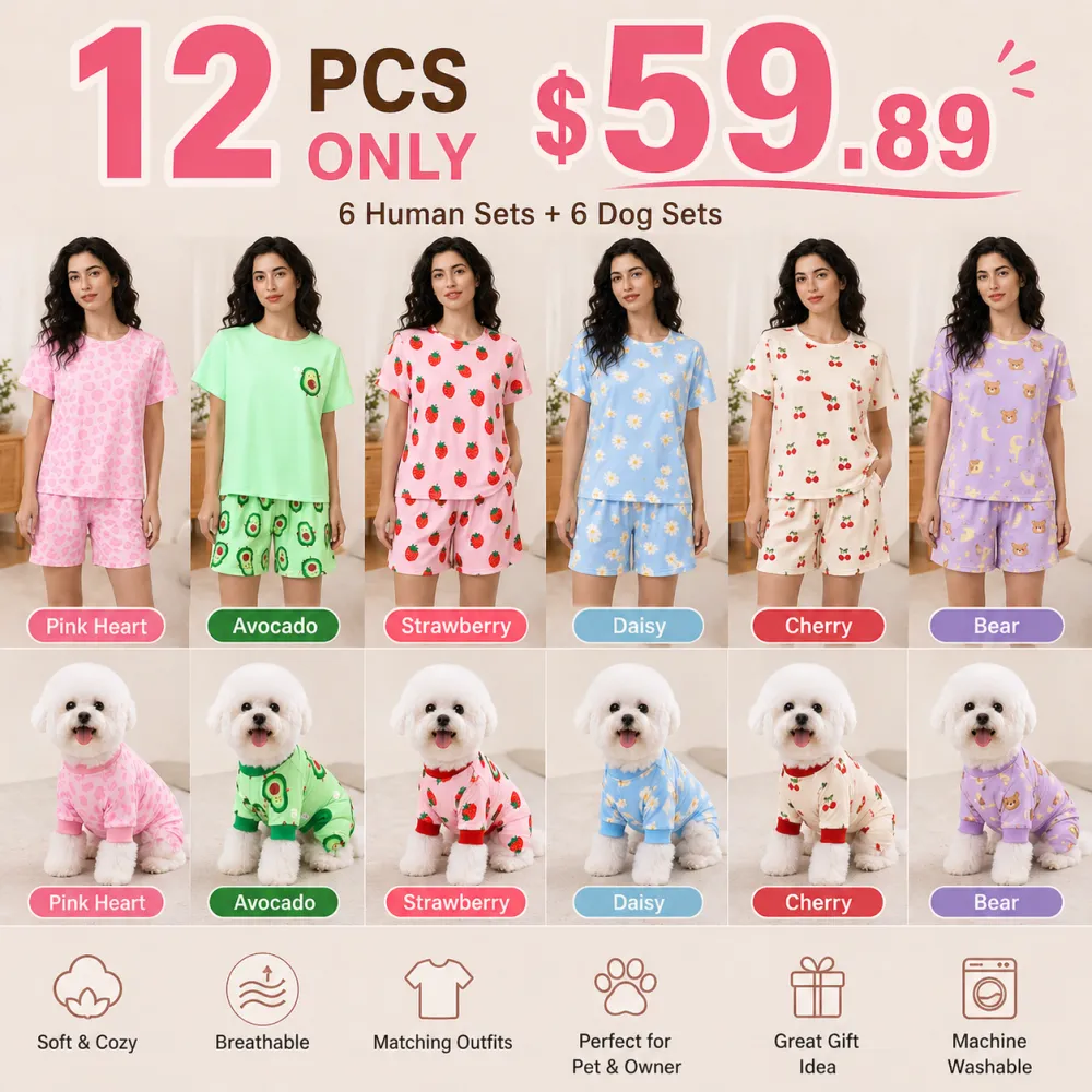 🐶Matching Dog & Owner Pajama Set for Woment
