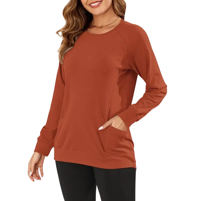 Women's Long-Sleeve Lightweight Sweatshirt
