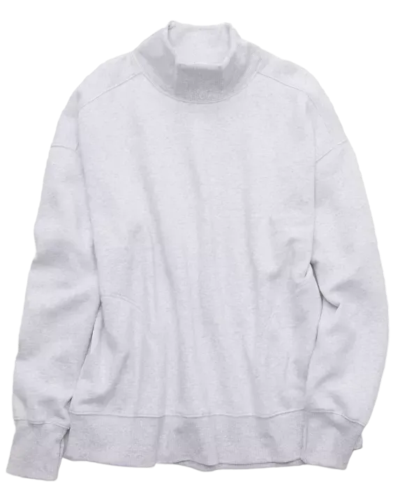 6-Color 6-Set - $26.9 Cloud Fleece Oversized Mockneck Sweatshirt+Barrel Sweatpant Matching Sets