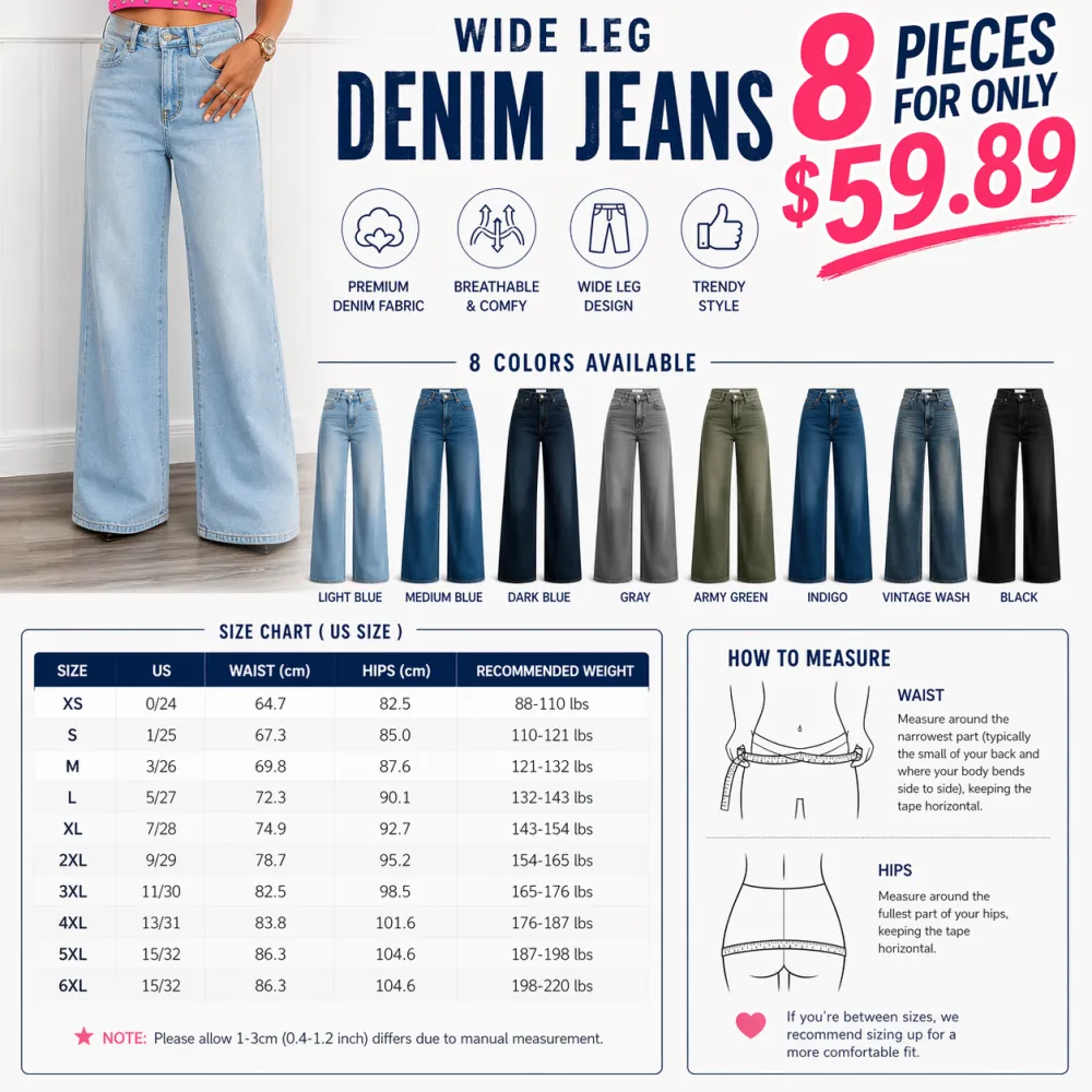 4 -Pack Tummy Control Straight Leg Jeans