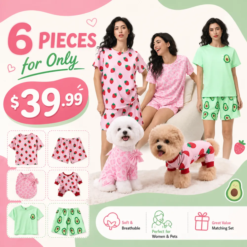 🐶Matching Dog & Owner Pajama Set for Woment
