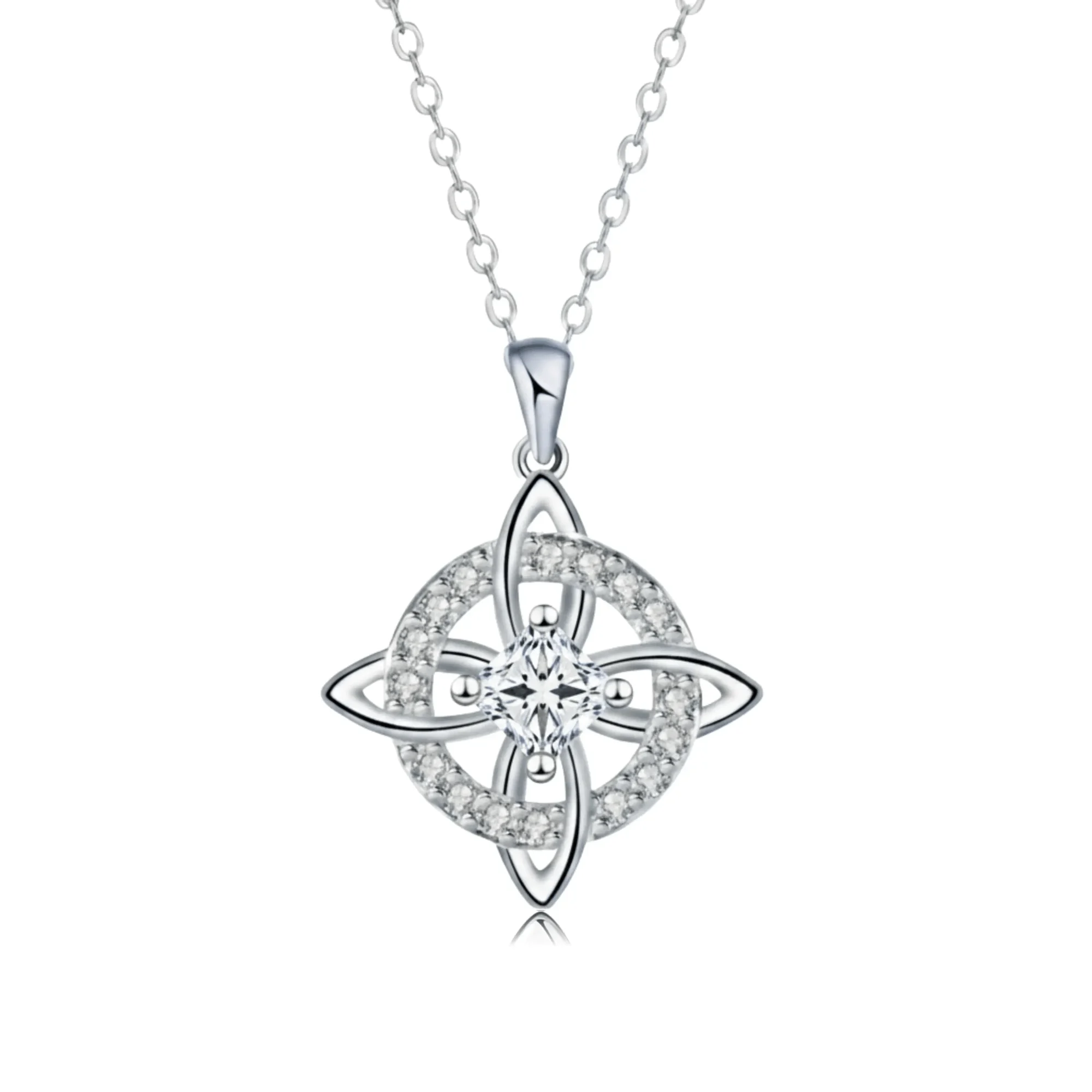 Mystical Birthstone Witches Knot Necklace