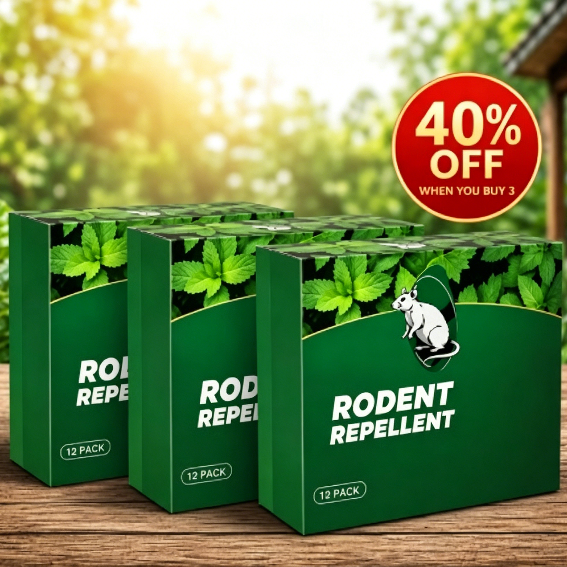 🌿 Natural Pest Repellent – Drives Away Rats, Roaches, Ants, Spiders & More Without Poison or Chemicals