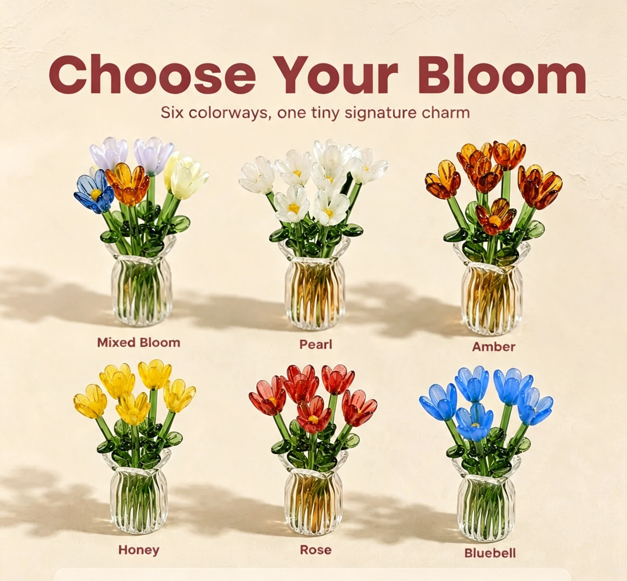 🌷🌺 Forever in Bloom – Eternal Glass Flower Bouquet, Preserved Roses That Never Wilt