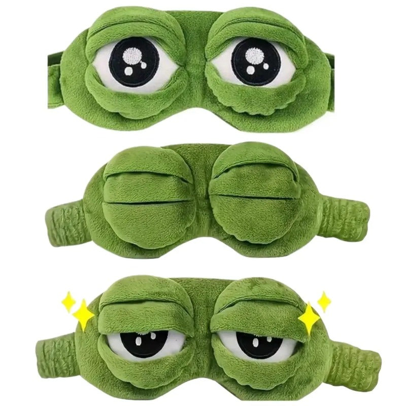 Funny 3D Frog Sleep Mask