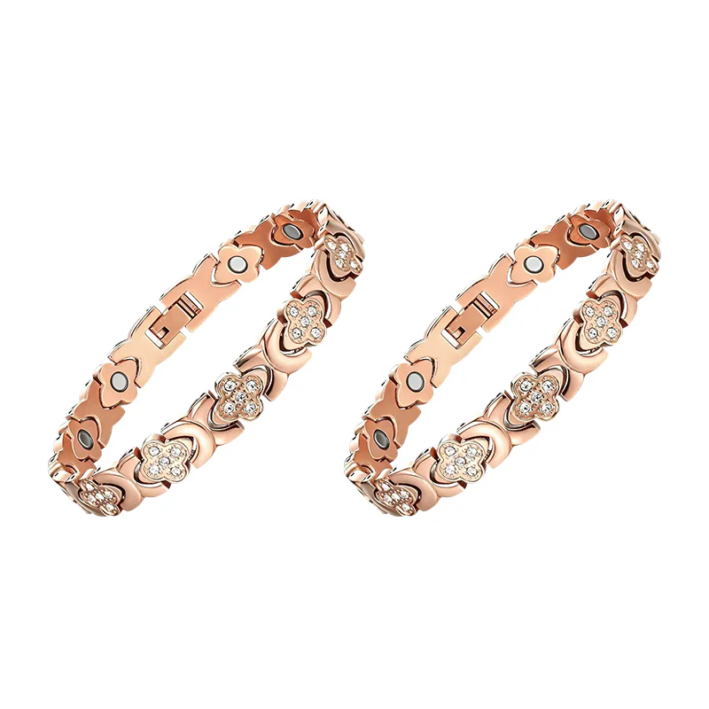 Vintage Floral Copper Bracelet