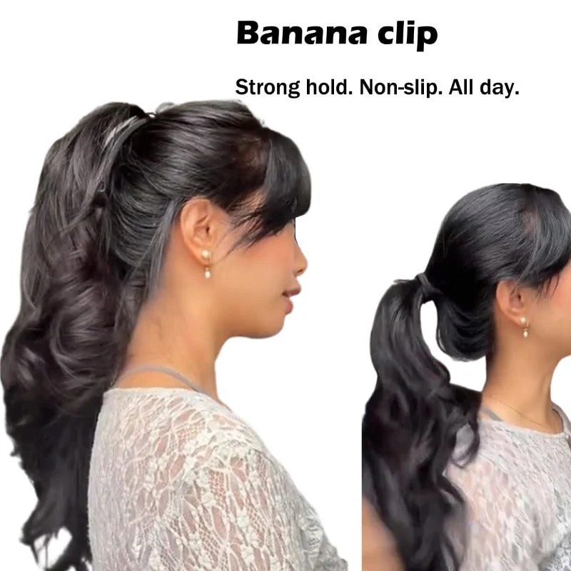 Retro 80s Banana Hair Clips – Strong Hold for Thick & Curly Hair