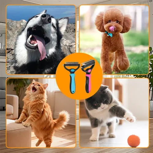 The Stress-Free Grooming Brush for Dogs & Cats