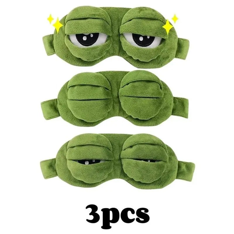 Funny 3D Frog Sleep Mask