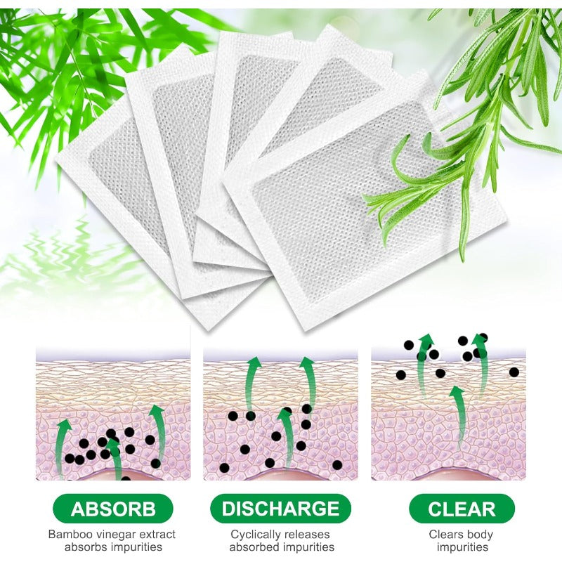 Rosemary Ginger Detox Foot Patches – Overnight Herbal Foot Pads for Relaxation, Restful Sleep & Refreshing Mornings