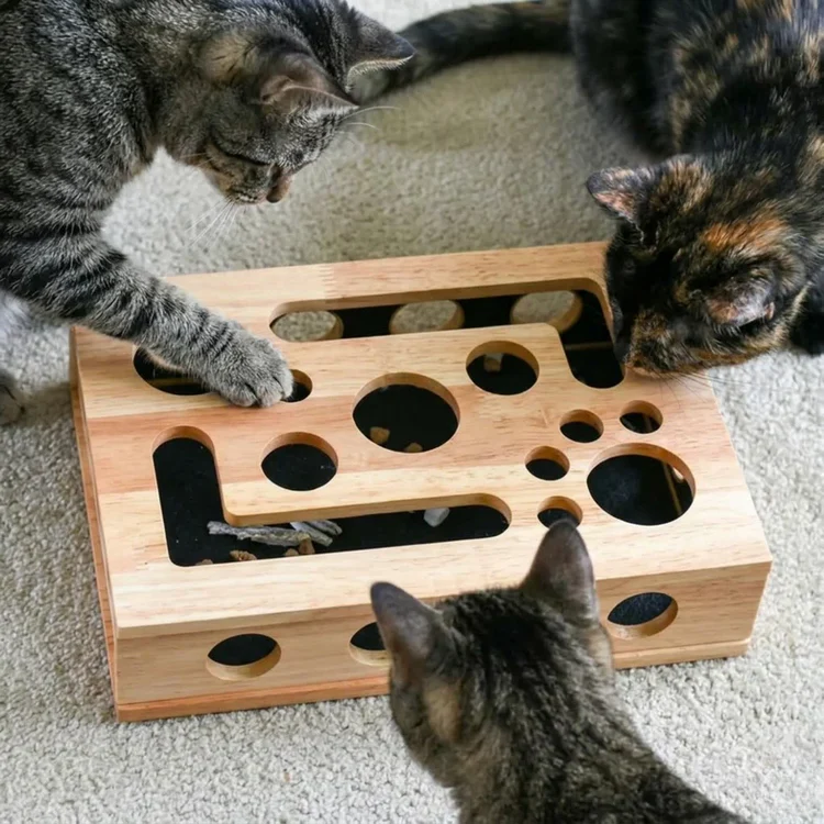 Cat Scratching Board – Corrugated Cardboard Scratcher with Catnip