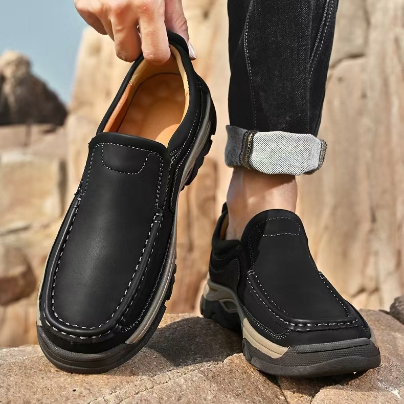 ⏰Last Day!45% OFF 🔥MANTRAFF®Men's Handmade Genuine Leather Orthopedic Walking Shoes