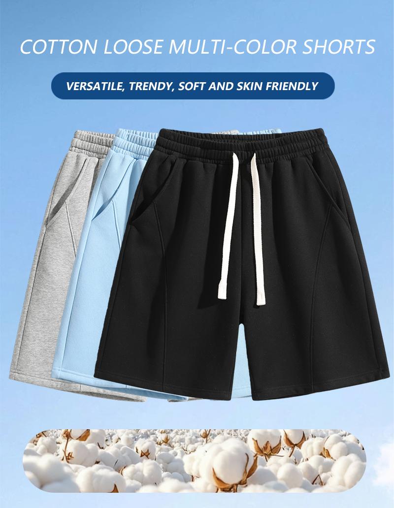 summervibes Men's Solid Pocket  Waist Shorts, Lightweight Breathable Shorts, Casual Breathable Comfortable Shorts for Running Gym Workout, Men's Bottoms for All Seasons
