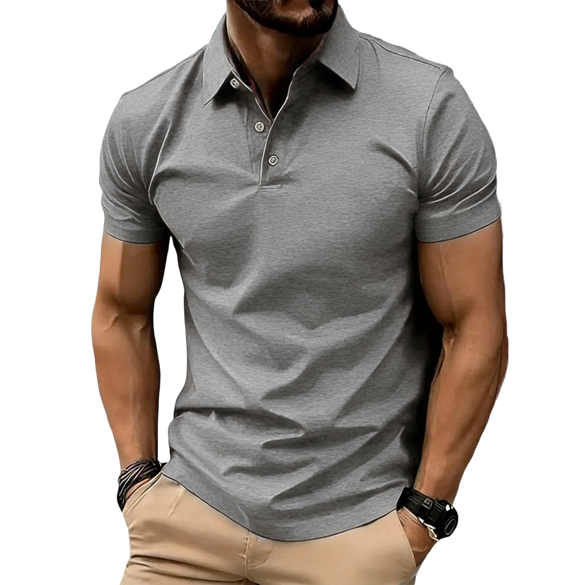 Men’s Casual Business Polo Shirt