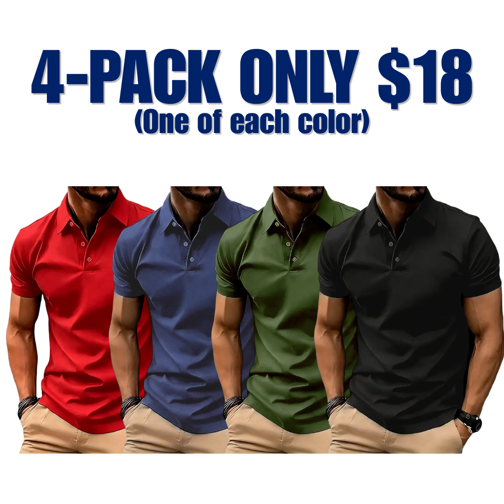Men’s Casual Business Polo Shirt