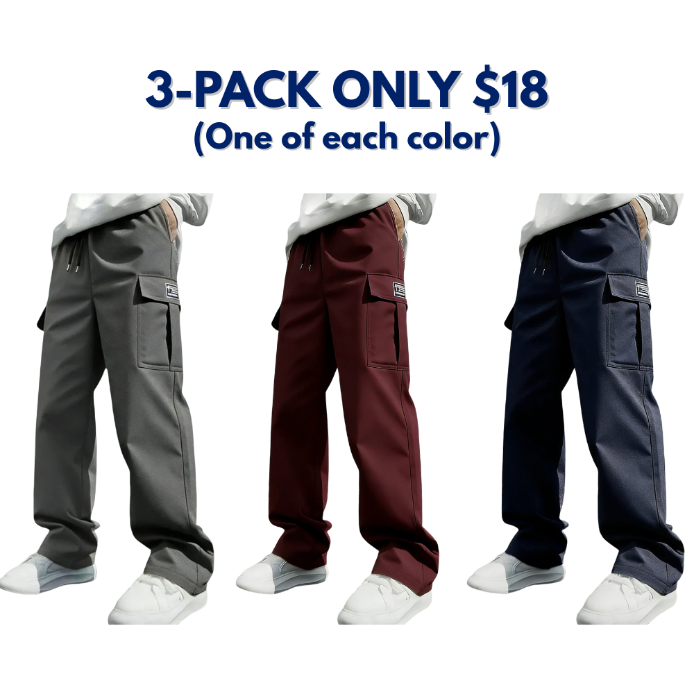 Men's multiple side  pockets work pants
