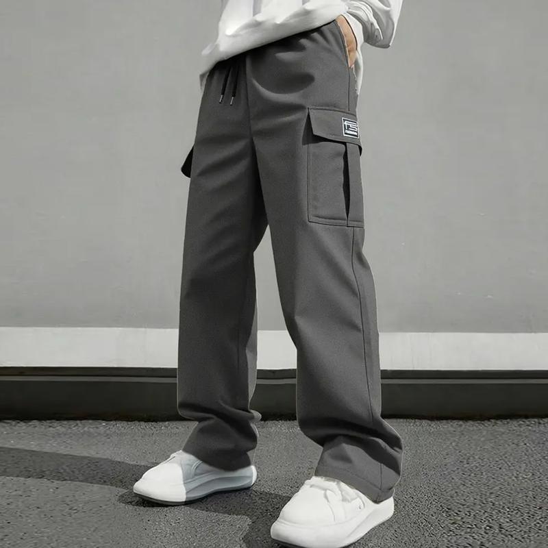 Men's work pants, 3 pack, multiple side pockets, all-season versatile work pants, suitable for hiking, construction work, and everyday wear